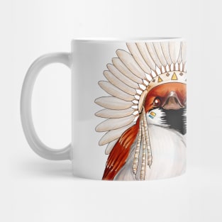 Native American Sparrow Bird Mug